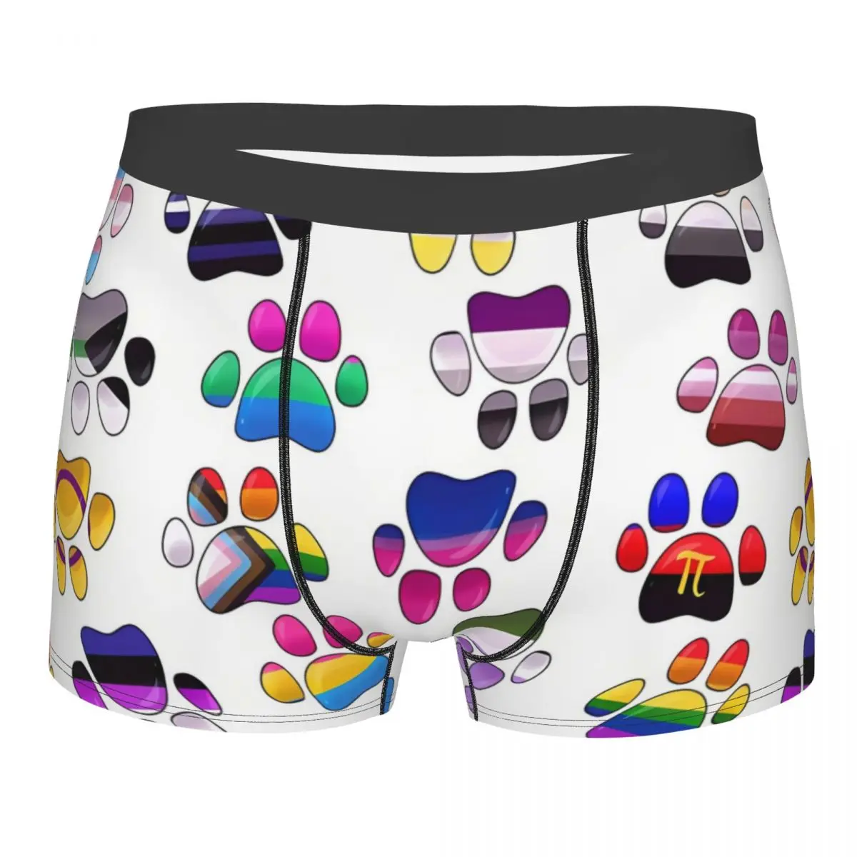 Paw Man's Boxer Briefs Underpants Pride Flag Highly Breathable High Quality Sexy Shorts Gift Idea