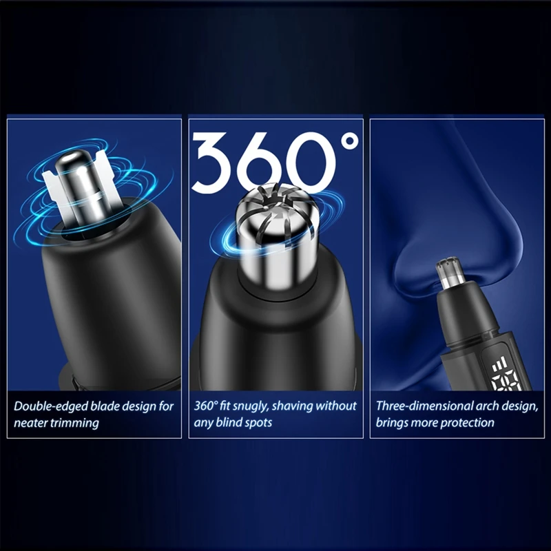 男性と女性のためのUSB充電式バリカン,ヘアトリマー,LCDスクリーン,プロの切削工具