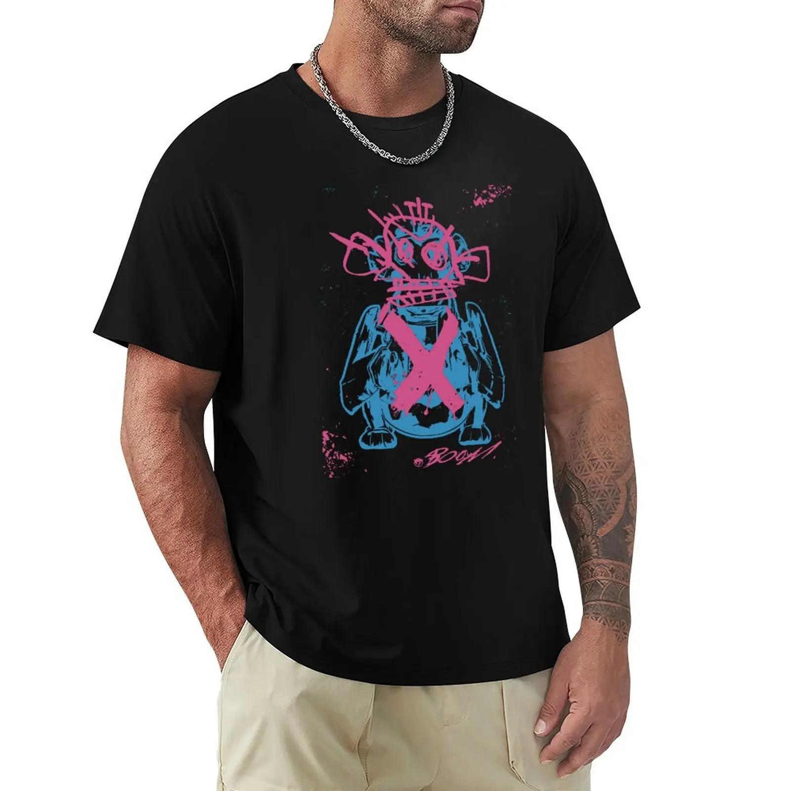 Jinx Monkey Graffiti T-Shirt Soft Lightweight Cotton T-Shirt