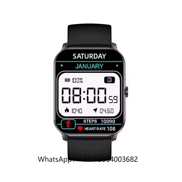 

Fashion Smartwatch KW105 PRO Smart Watch 2024 1.85 Inch Sleep Monitor BT Call Health 100+ Sports Modes Wearable Devices