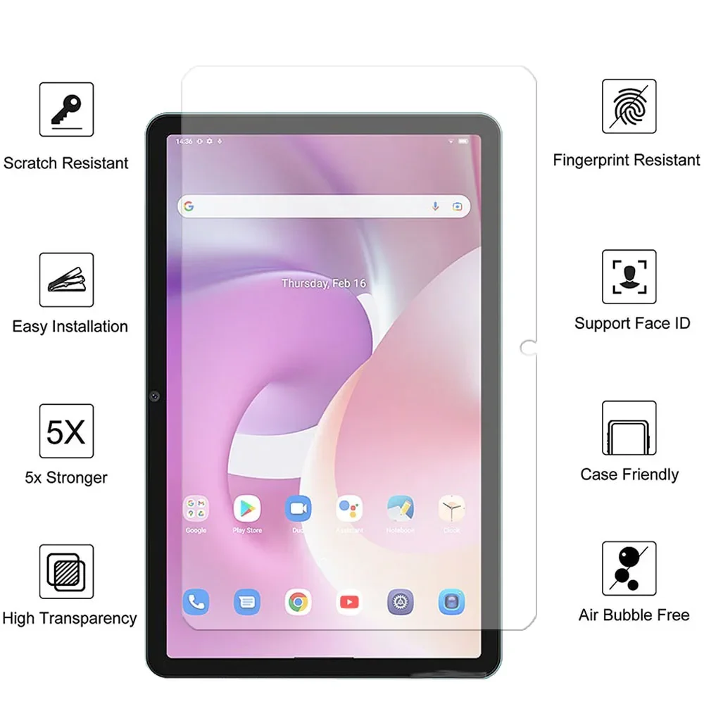 2 peças para blackview tab 10 wifi 10.1 ''protetor de tela de vidro temperado tablet de 10.1 polegadas película protetora hd transparente