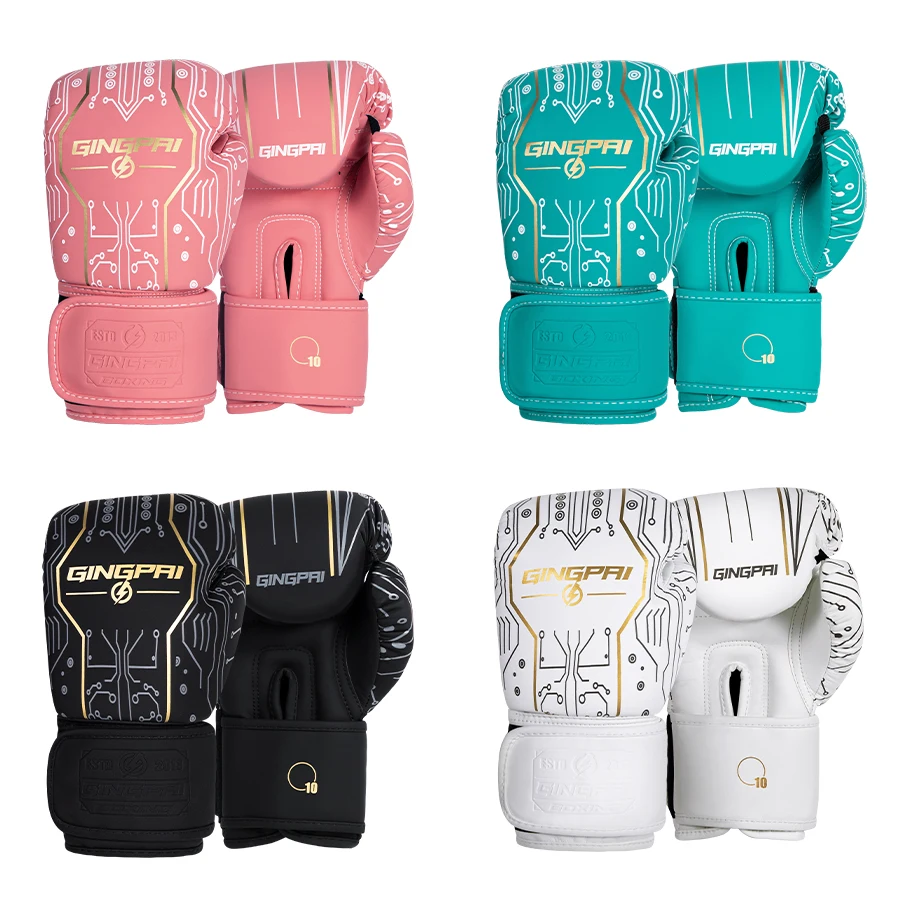 

8/10/12/14/16oz Kids Women/Men Boxing Gloves Sanda Sparring Muay Thai MMA Karate Punch Training Mitts Kickboxing Boxe De Luv