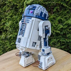 1050PCS Miniso Disney Galaxy SPACE Battle Robots R2D2-Droid Model Building Blocks Bricks DIY Toy Gift Set