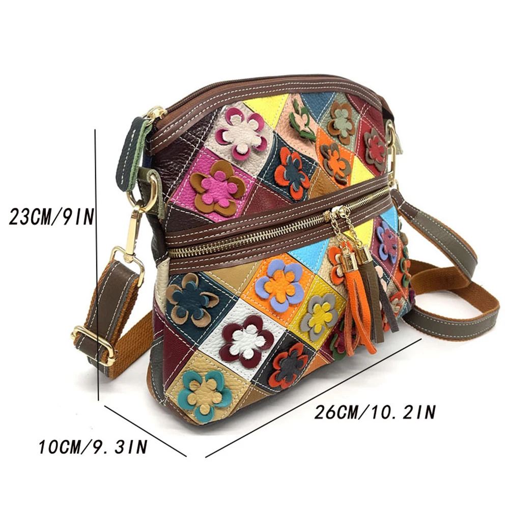 

Новинка 2025, женская кожаная сумка через плечо, модная сумка с цветком сливы, женская сумка на плечо, сумка в виде ракушки