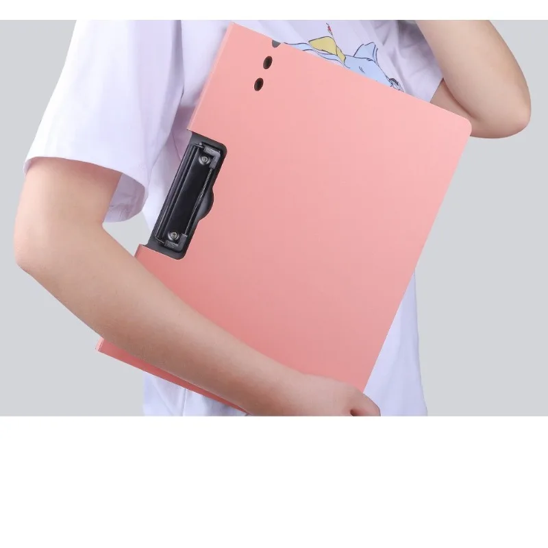 

A4 File Folder Board Horizontal/Vertical Style Document Report Archive Dual-Clip Multi-Functional Book Clip Student Writing Pad