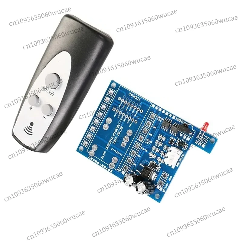 for DLHiFi Motor ALPS Remote Control Volume Motorized Potentiometer 50K 100K For Preamp Audio DIY Power Amplifier Headphone AMP
