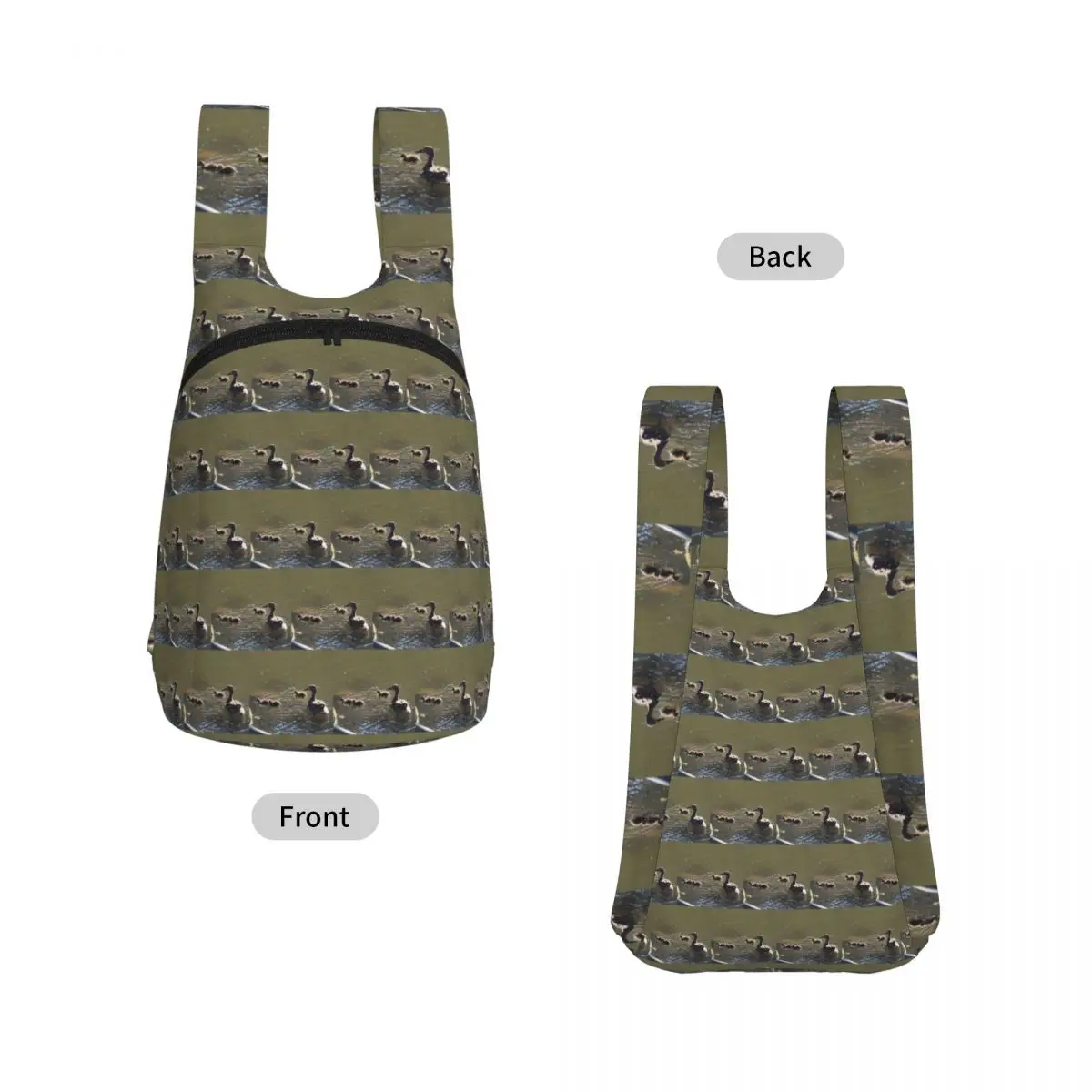 Mother Duck With Ducklings Backpack Student Storage BookBag Children School Bag Computer Shoulder Bags for Boys Girls