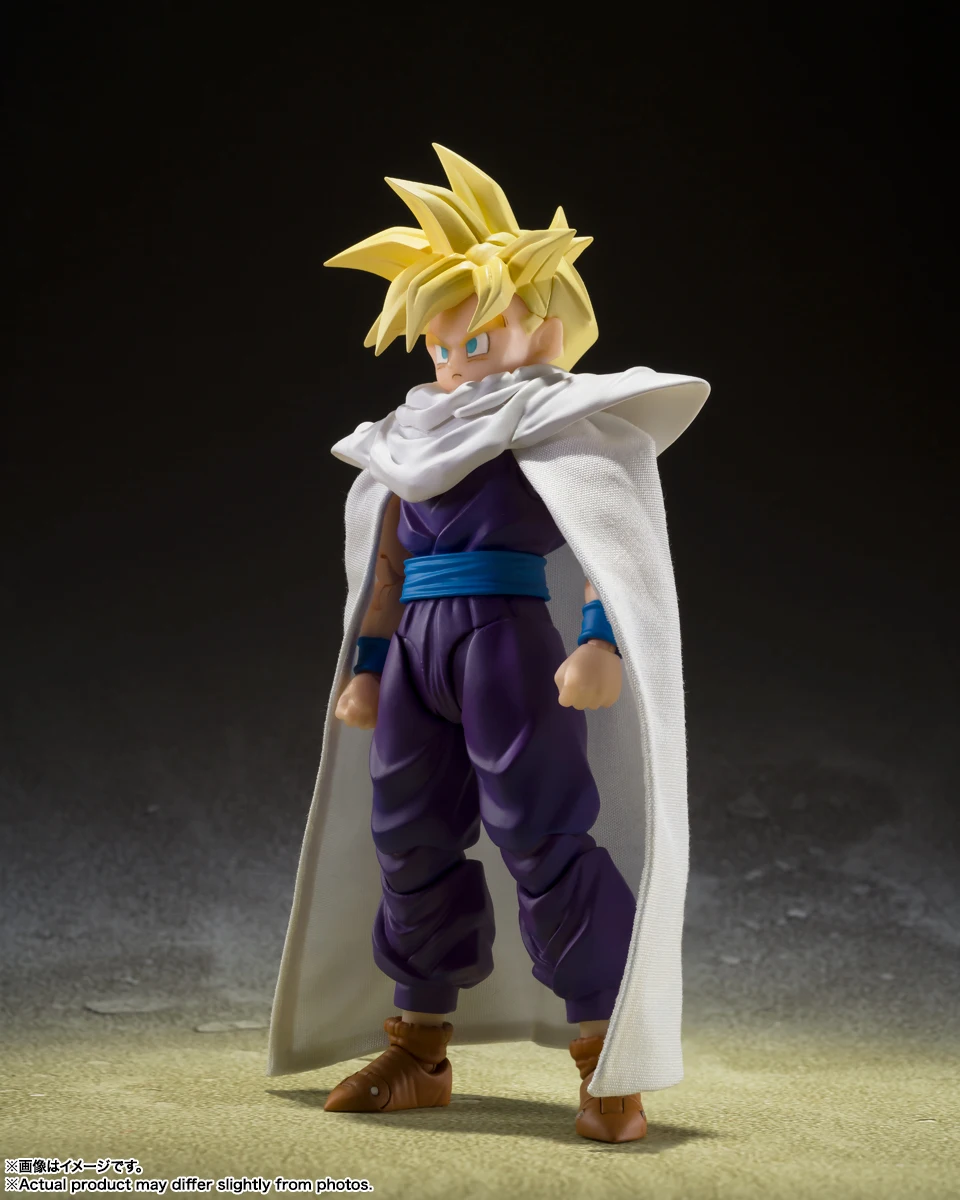 Stock Original Bandai Anime Figures Dragon Ball Z S.H.Figuarts SUPER SAIYAN SON GOHAN THE FIGHTER WHO SURPASSED Action PVC Toys