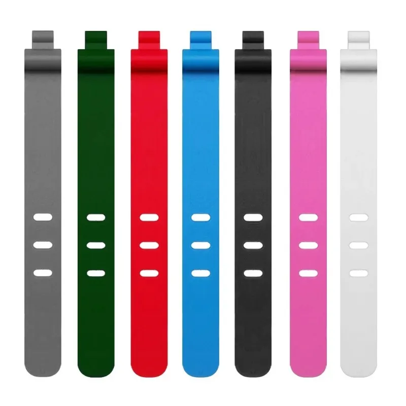 5-20 шт., силиконовые ремешки для кабелей