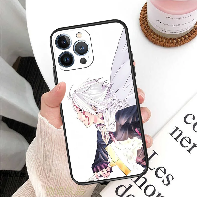 Ultra Thin Matte Soft Tokyo Ghoul D. GRAY-MAN Phone Case For iPhone 16Pro 15 14 13 12 Mini 11 16 Pro Max 7 8 Plus XR SE Cover