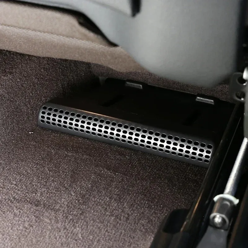 For Mercedes Benz C E Class GLC W205 W213 X253 2015-2021 ABS Black Car Seat Under Air Outlet Cover Trim Interior Car Accessories 6