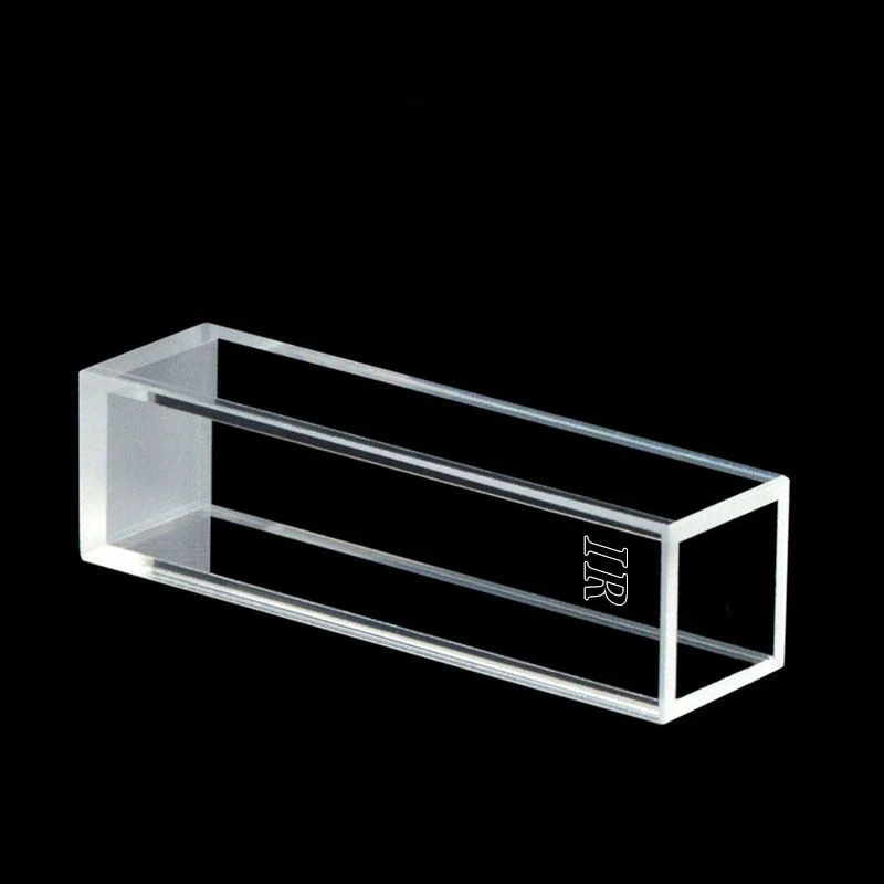 Infrared quartz fluorescence colorimetric dish 10mm four-way light transmission far-infrared fusion integrated process