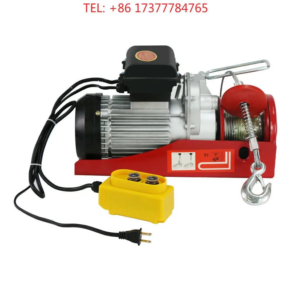 150/300 Kg Hoist Lifting Wire Hanging Crane Hoisting hine with Wire Rope Pulling Winch