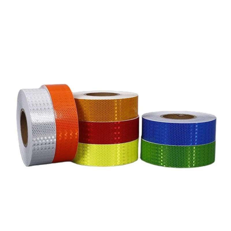 Bike Truck Car Motorcycle PVC Self-adhesive Warterproof Reflective Warning Safety Adhesive Tape