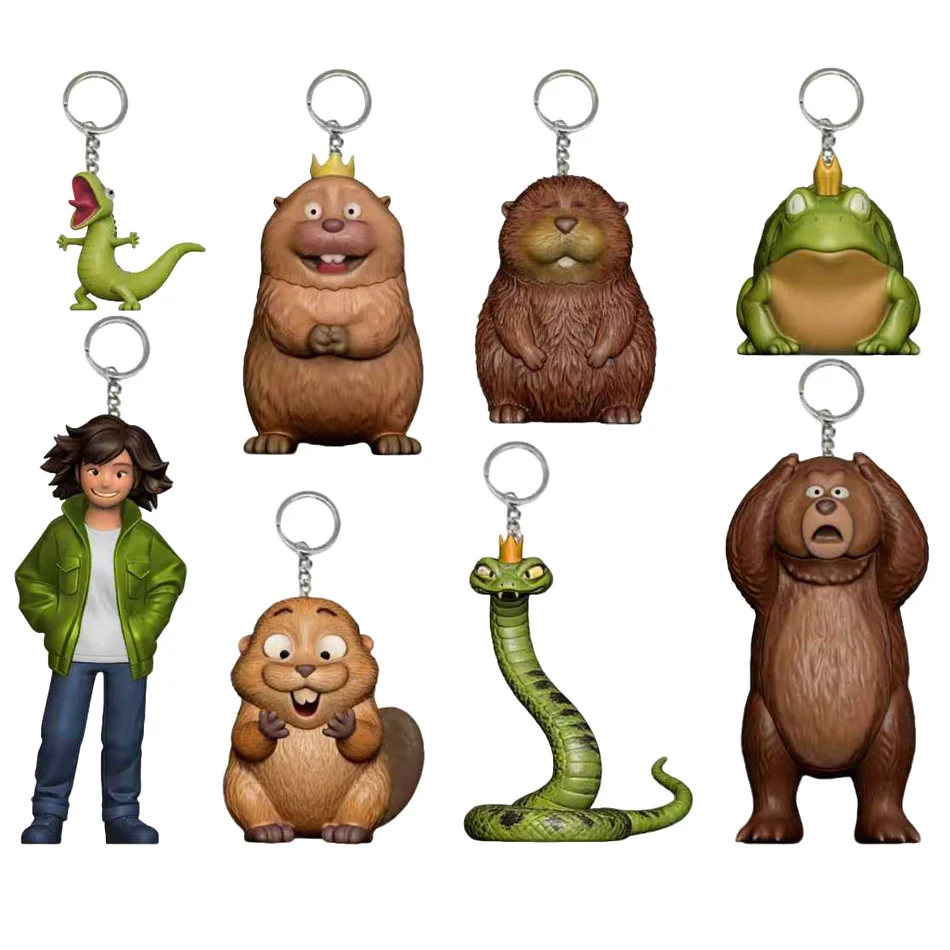 Beaver Transformation Plan, Ensemble de 8 figurines de décoration de voiture, Nouveauté 2026, Idée cadeau d'anniversaire, Jouets de collection