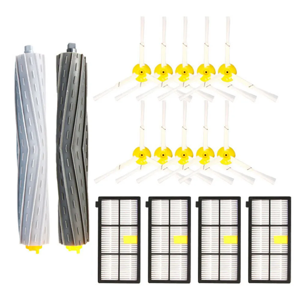 Cepillo de rodillo Universal, cepillos laterales de rueda, filtros HEPA para iRobot Roomba serie 8/9, 800, 850, 860, 865, 880, 885, 890, 896, 900,