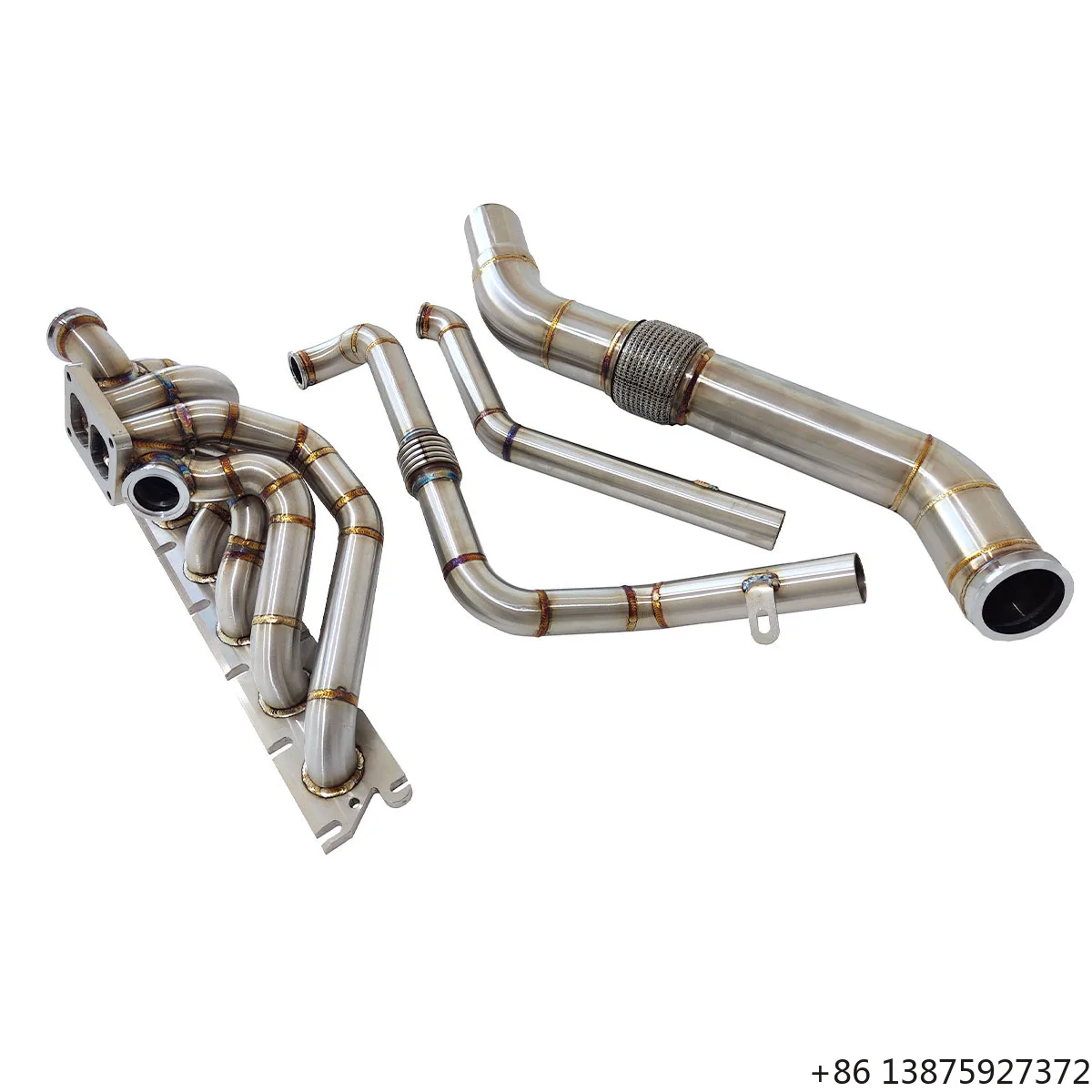 

Ecnal for Gen1 B58 G30 540i High Performance SS304 Pressure Relief Pipe Exhaust Manifold Downpipe for Cars