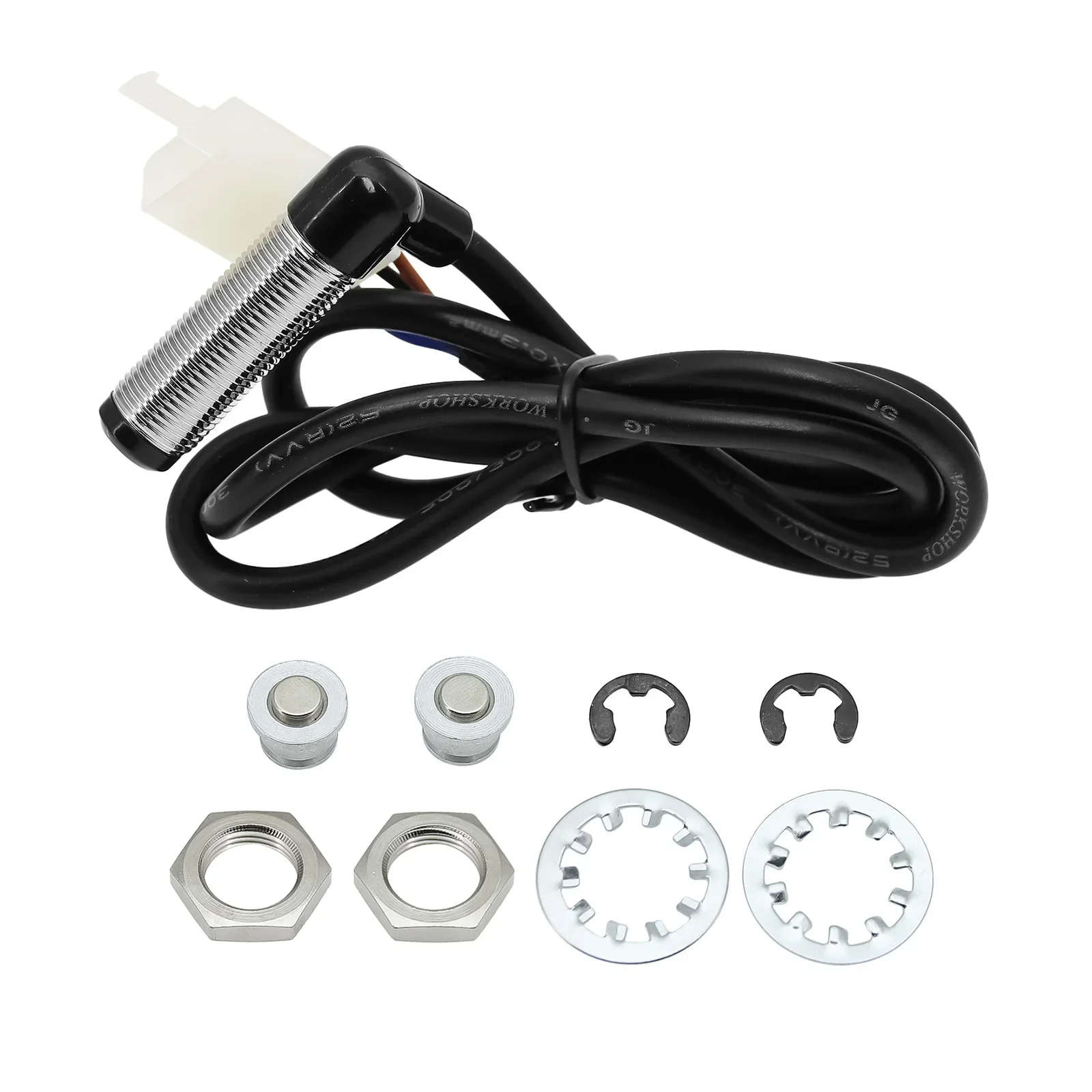 Turbine Sensor Speedometer Motorcycle Sensor Waterproof Durable Motorcycle Accessories  for 1-4 Cylinder Motorcycle