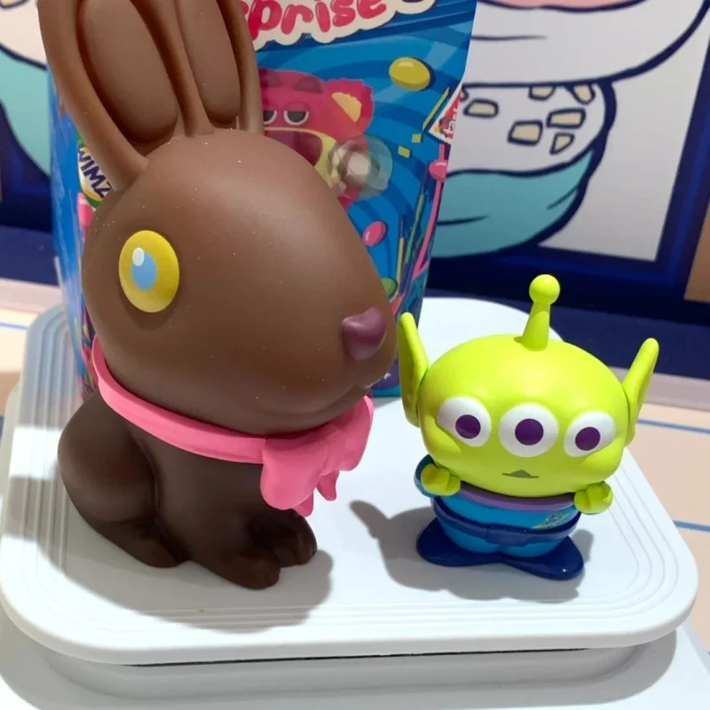 ดิสนีย์พิกซาร์ของเล่นเรื่องราวลูกกวาดเซอร์ไพรส์ชุดกล่องตาบอดโมเดล lotto Buzz Lightyear ของขวัญวันเกิดคนต่างด้าวของขวัญวันเกิดของเล่นการ์ตูนของขวัญ