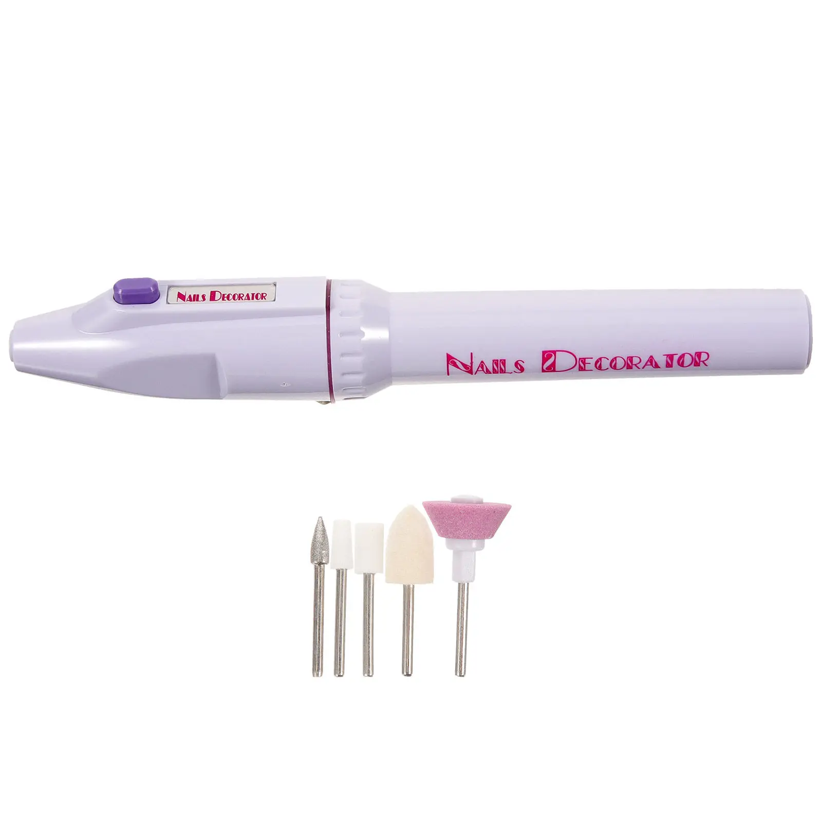 Set Trapano per Unghie Elettrico, Lima per Manicure Portatile per Unghie in Acrilico e Gel, Lucidatrice per Unghie per Uso Domestico e da Salone