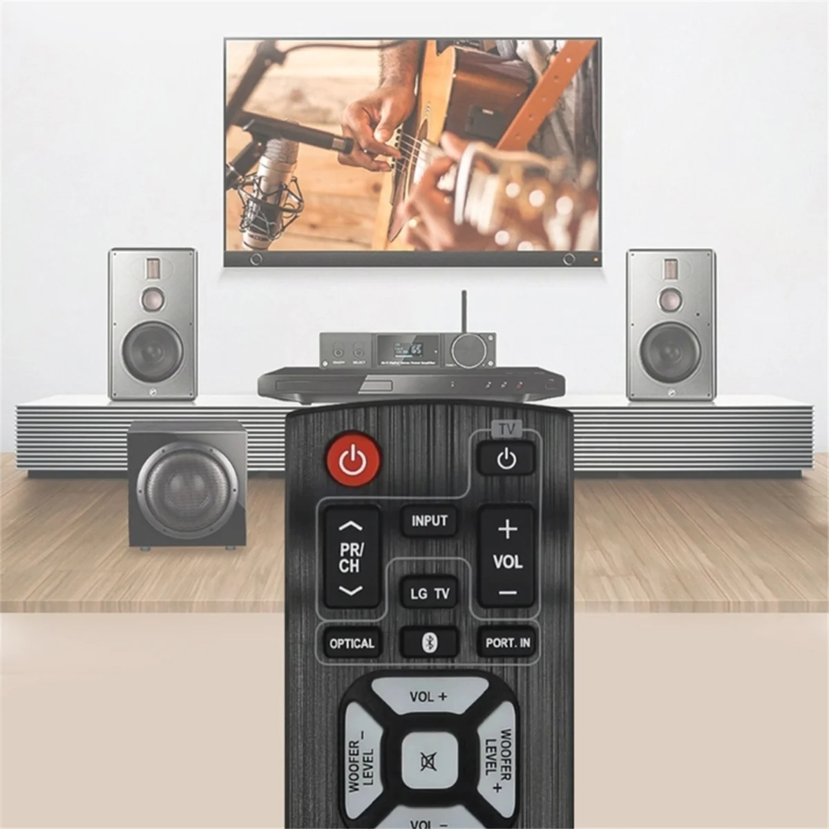 Remote Control Pengganti SEMOIC untuk Soundbar untuk Model NB2540, NB2540A, COV 30748164 , PENUTUP 30748128