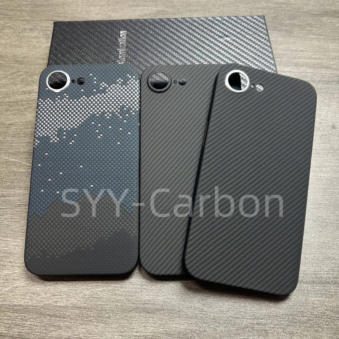 

Real Carbon Magsafe Case For Apple iphone 16E Kevlar case, luxury carbon fiber ultra-light ultra-thin protective case