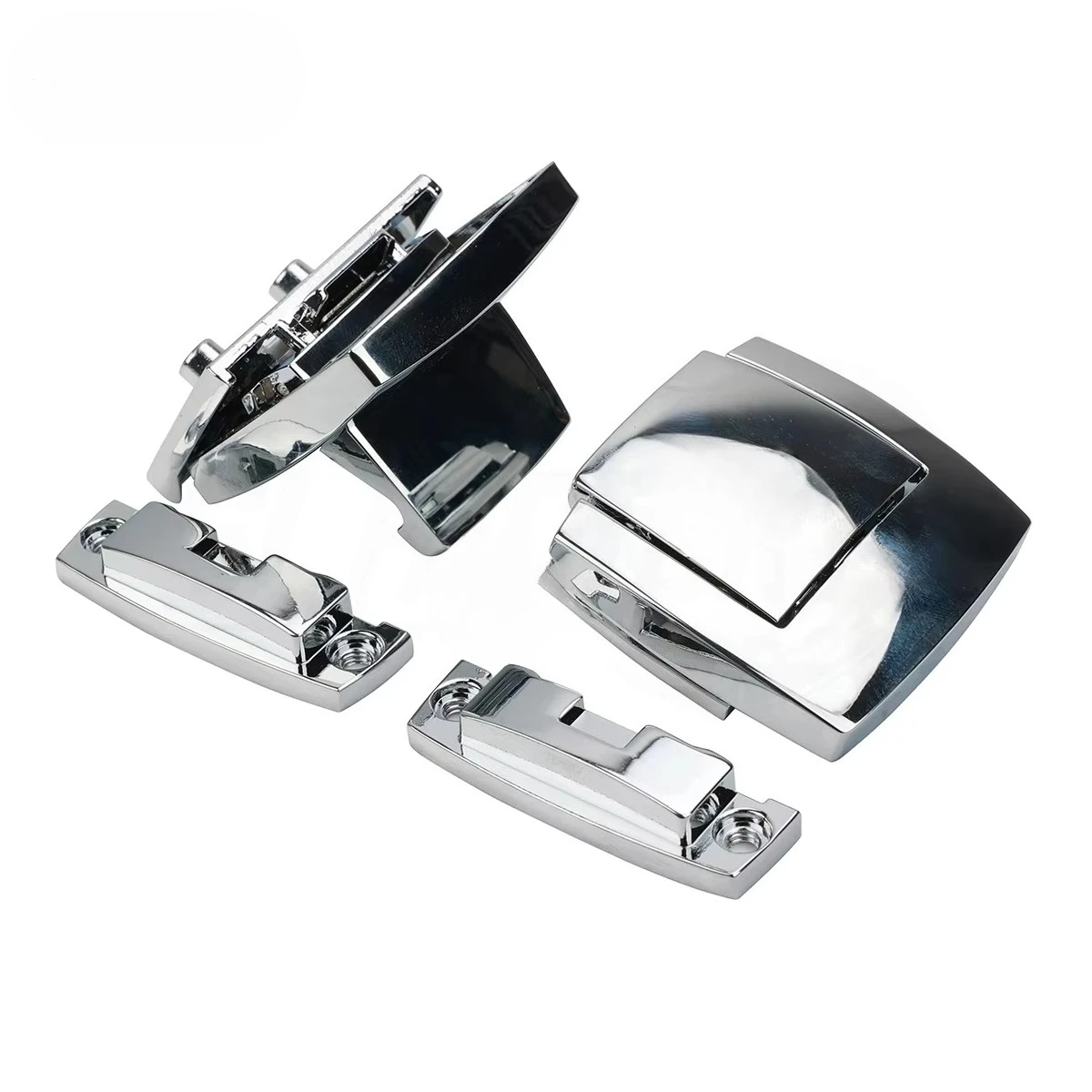Durable New High Quality Chrome Motorcycle Trunk Hinge Latches Fits for Touring 1980-2013