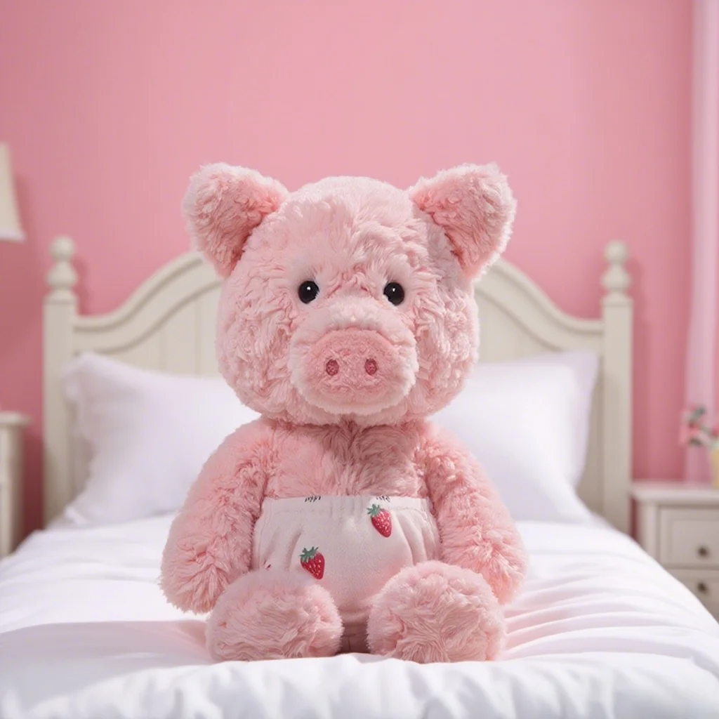 

Fairy Tale Shy Piggy Plush Toys Premium Cozy Pink Piggy Doll Funny Magnetic Animal Doll Lovely Cartoon Companion Sweet Gift