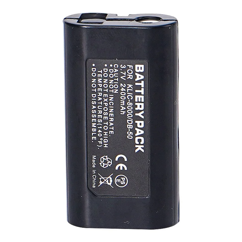 KLIC-8000 DB-50 Bateria 2400mAh do aparatu Kodak Z1012 IS Z1015 IS Z1085 IS Z812 IS Zx1 Akumulator litowo-jonowy do aparatu cyfrowego
