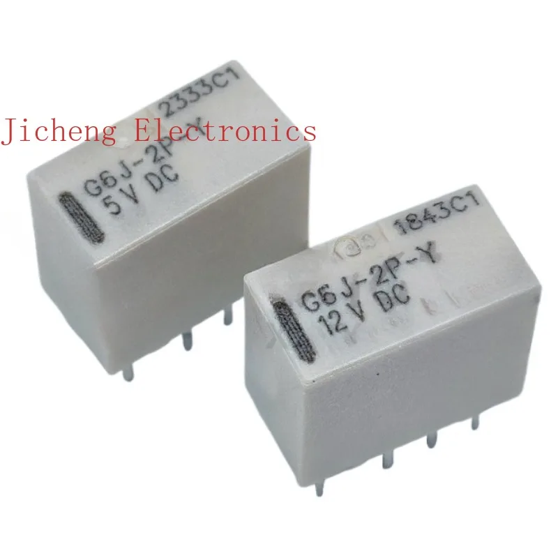 

10PCS G6J-2P-Y-5VDC G6J-2P-Y-12VDC 8 feet open and close, the relay is br new original.