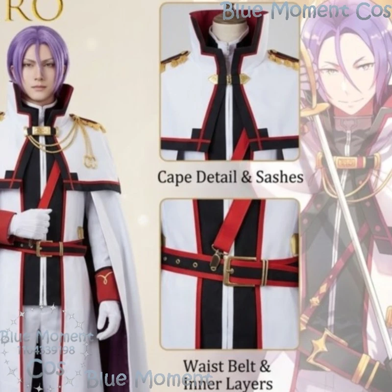 Костюм для косплея Julius Juukulius, плащ Re:Zero - Жизнь в другом мире, костюм на Хэллоуин, мужской карнавальный костюм для Comic Con и фестивалей Костюм для косплея Julius Juukulius, плащ Re:Zero - Жизнь в другом мире, костюм на Хэллоуин, мужской карнавальный костюм для Comic Con и фестивалей