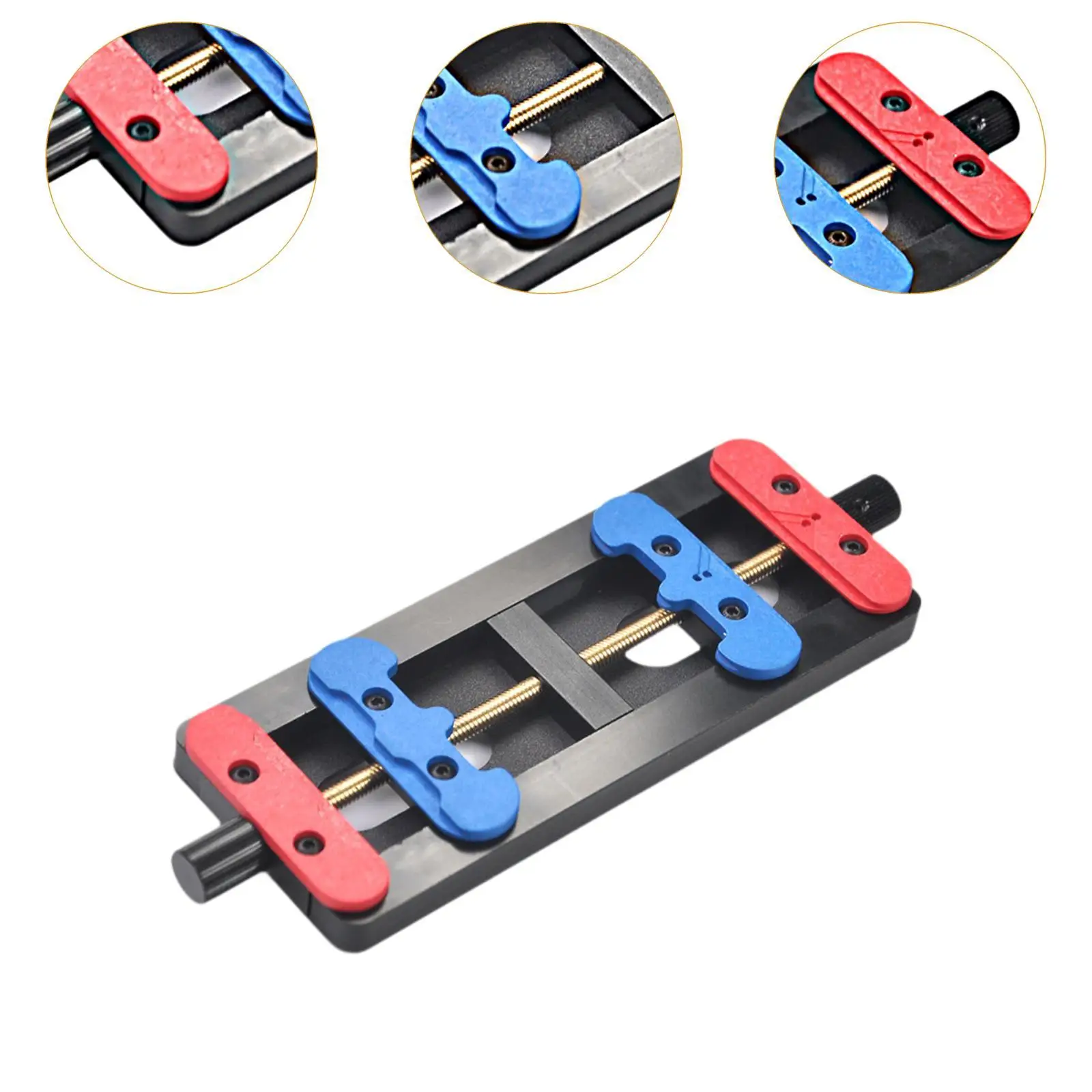 Phone Motherboard Clamping Tool Sturdy for Soldering Desoldering 15x6x1.2cm Accessories Insulating Material Single Axis Locking