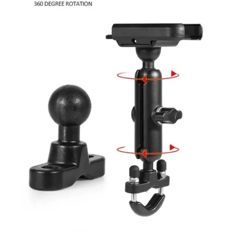 360 ° Rotation Motorrad Fahrrad Telefon Halter Stehen Aluminium Legierung Cellphne Halterung Mit USB Ladegerät Port 12-24V Motor Bike mount