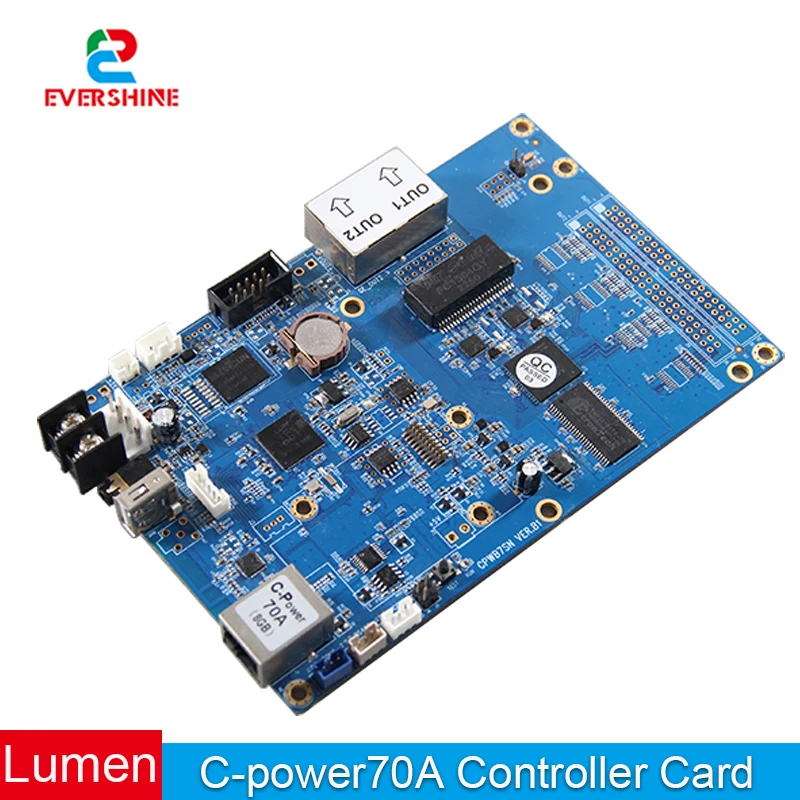 Lumen C-Power70A Asynchronous Video LED Controller Card Of High Refresh Rate High Fidelity Stereo Audio Output