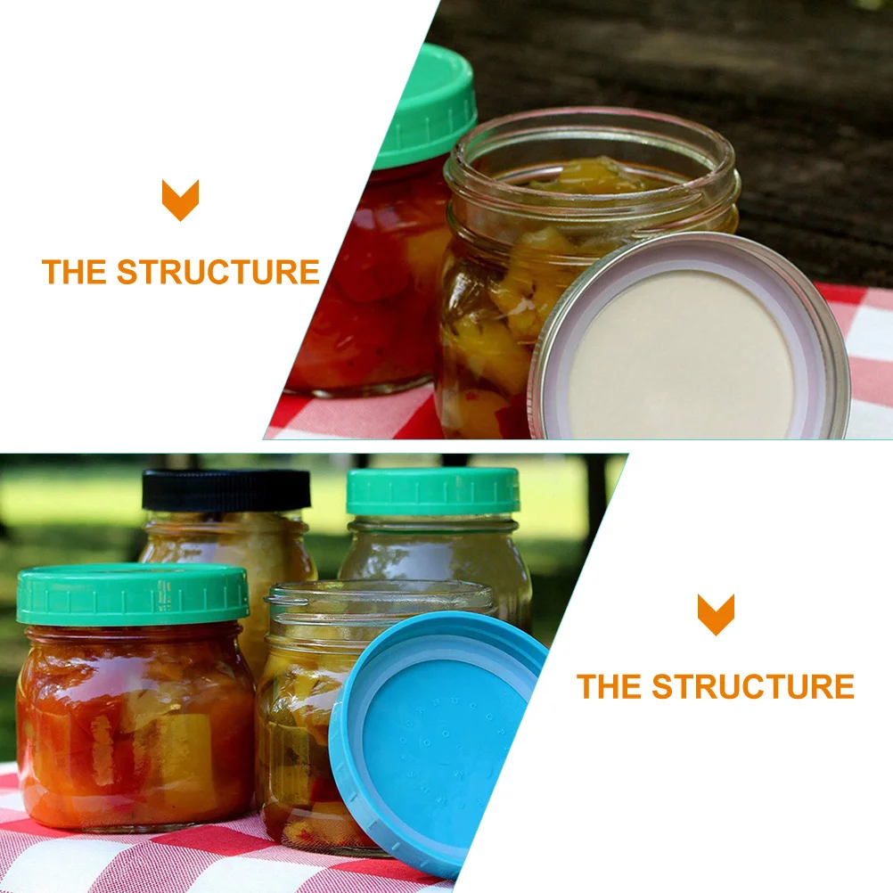 

20Pcs Jar Sealing Ring Food-Grade Silicone Gaskets for Canning and Freezer Use Jar Gasket Seal Ring Rings Replacement