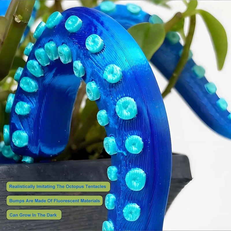 PORK-7PCS Seamonster مخالب الأخطبوط اللامسة حصة النبات حديقة حصص للنباتات ديكور الأخطبوط اللامسة حصص