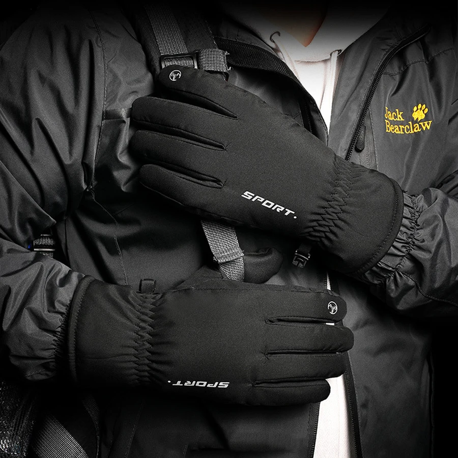 Skihandschuhe für Damen, Winter-Touchscreen, wasserdicht und kältebeständig, mit dickem Fleece, Sportradfahren, warm und winddicht