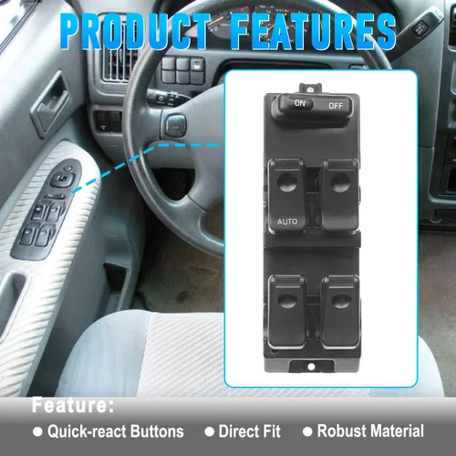 Imagen 2 del producto Interruptor de Control de la ventana eléctrica del lado izquierdo del conductor, BC8E-66-350A para Mazda MPV,Protege 1996 1997 1998