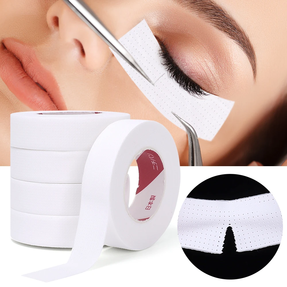 1PCS Breathable Eyelash Extension Paper Tapes Micropore Breathable White Tape Eye False Lashes Patch Eyelid Sticker Makeup Tools