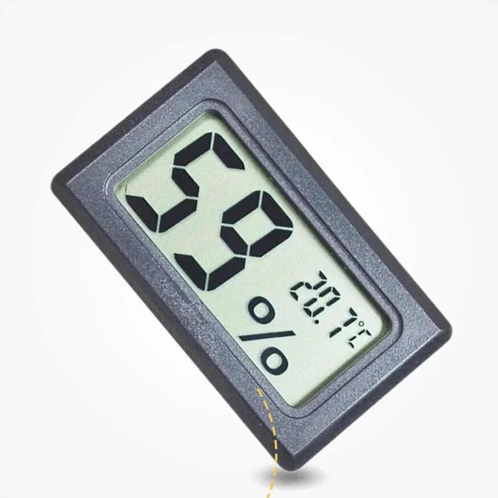 Fast Response Hygrometer Humidity Meter Tester High Accuracy Digital LCD Display Portable Size Suitable for Reptile Tanks