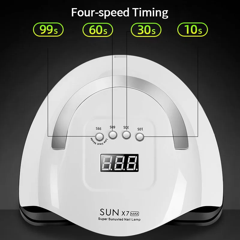 LINMANDA SUNX7 MAX 150w lampe à ongles Led Uv pour manucure 57 Led Uv Gel sèche-vernis à ongles Irradiation à 180 degrés sans Angle mort