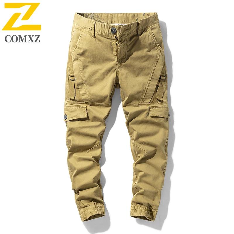 Trendy Cargo Pants Men's New Autumn Relaxed Casual Minimalist Versatile Trousers Lightweight Comfort Street Style Sweatpants