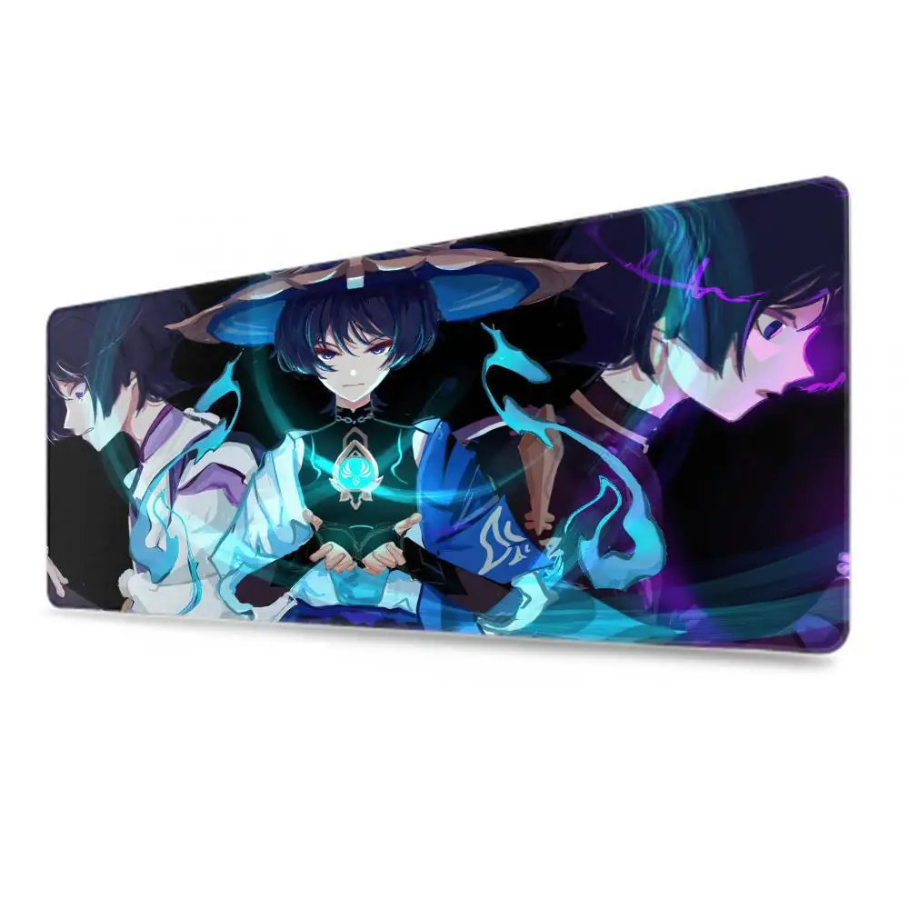 Genshin Impacto Mouse Pad, Scaramouche, Tighnari, Cyno, Teclado Padding, Computer Pad, PC Gaming Acessórios, Desk Mat