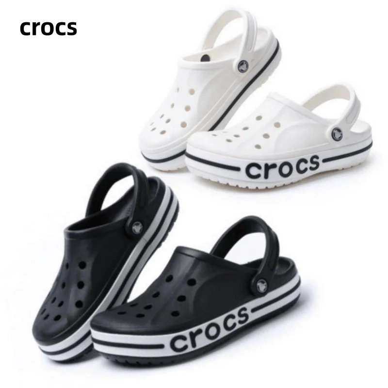 

Нескользящие дышащие тапочки Crocs, домашние повседневные тапочки для пар, пляжные тапочки для бассейна, уличная одежда