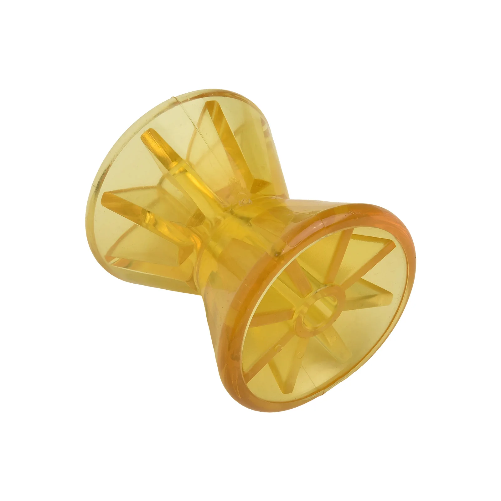 Boat Part 70.5mm Ribbed Wobble Roller Made Of Plastic Material Perfect Fit For Boats Ribbed Design For Stability