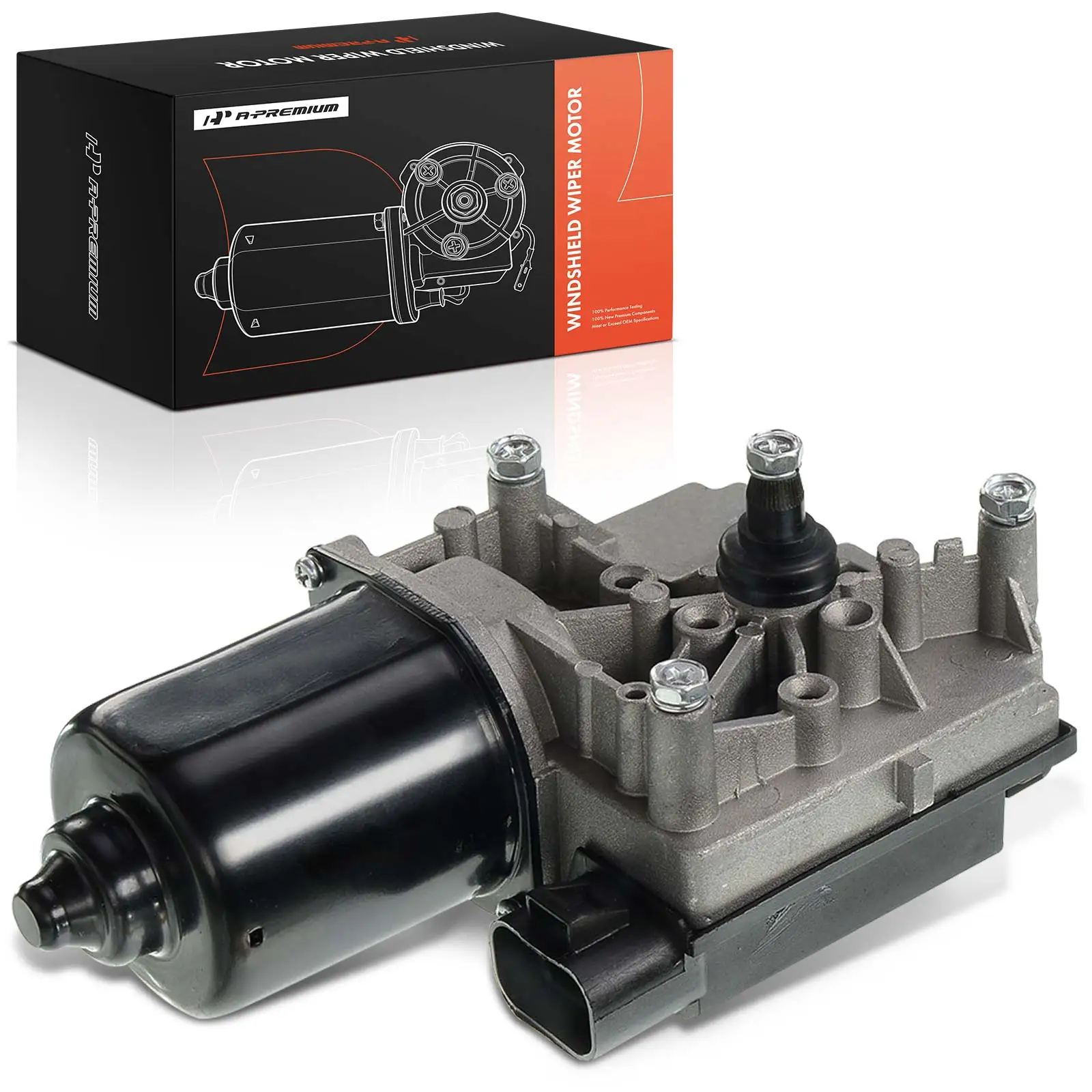 A-Premium Front Windshield Wiper Motor for Pontiac Sunfire 1995-1997 Chevrolet Cavalier 1995-1997