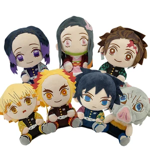 20cm Pembunuh Iblis Anime Jepang Tomioka Giyu Kamado Tanjirou Kamado Nezuko Agatsuma Zenitsu Mainan Mewah Boneka Peluche Hadiah Wanita 10 penjualan terbaik sanemi plush - №