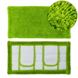 1PC Mop Cloth Replaceable For Swiffer Sweeper Wet/Dry Water Absorption Soil Grasping Ability Detachable Wide Compatibility Pad