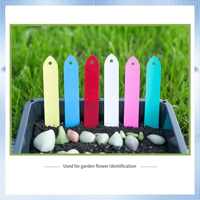 

AD-Plant Labels, Nursery Plastic Plant Labels 6 Colors, Nursery Waterproof Plant Labels, Seed Labels Plant Labels