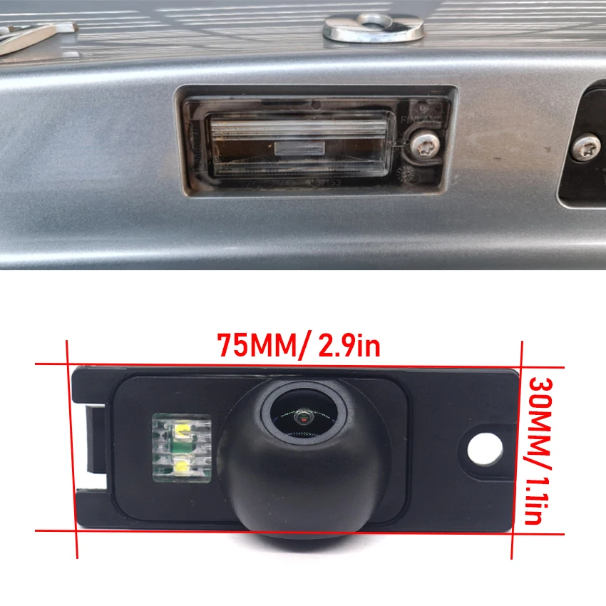 HD 1080P 170° FishEye Vehicle Rear View Camera For Volvo S60 S60R S60L XC60 XC 60 2001~2005 2006 2007 2008 2009 HD Night Vision